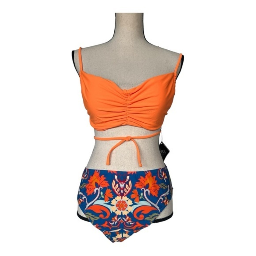 Zaful 2 piece Swimwear Bikini Top and Bottom Size 10